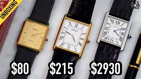 cartier tank watch alternative|duplicate cartier tank watch.